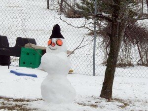 kids snowman